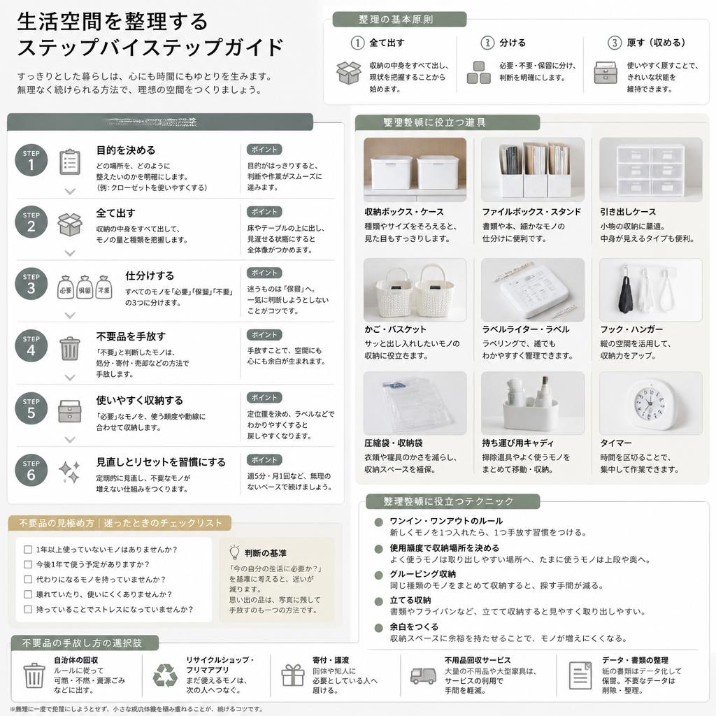 効果的な整理整頓のコツ