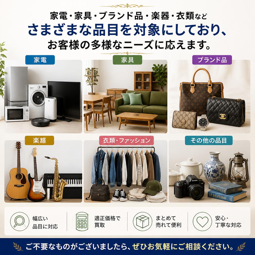 2. 対応品目一覧