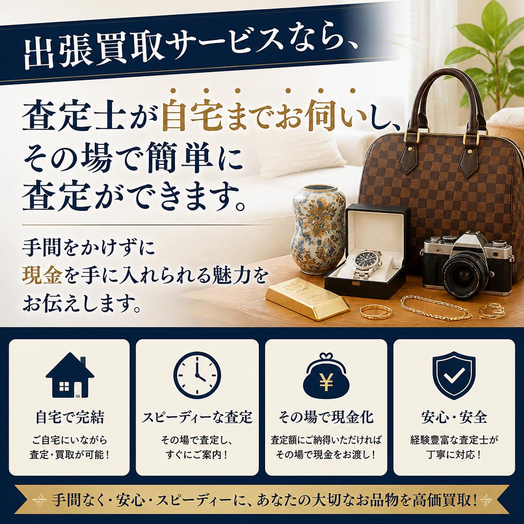 出張買取の魅力