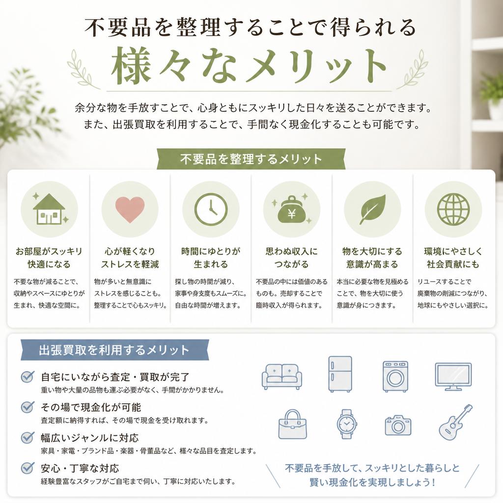家庭整理で得られるメリット