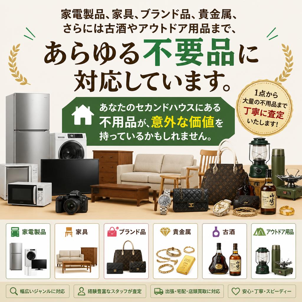 対応品目は幅広い