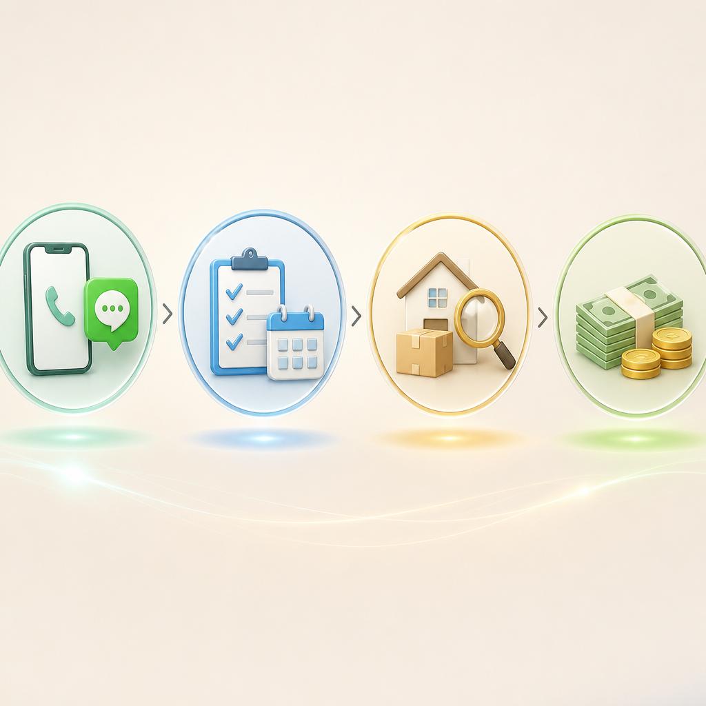 出張買取の流れ