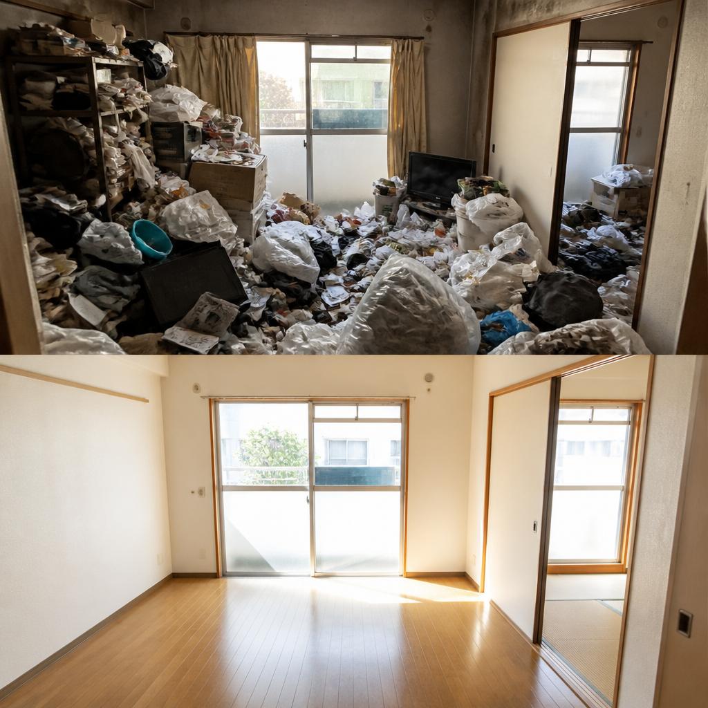 ゴミ屋敷の片付けはお任せ