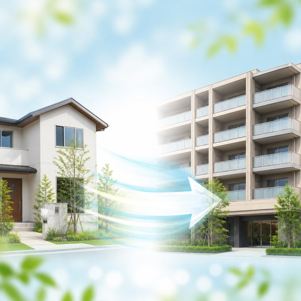 一軒家からマンションへ！新しい生活をサポートします。