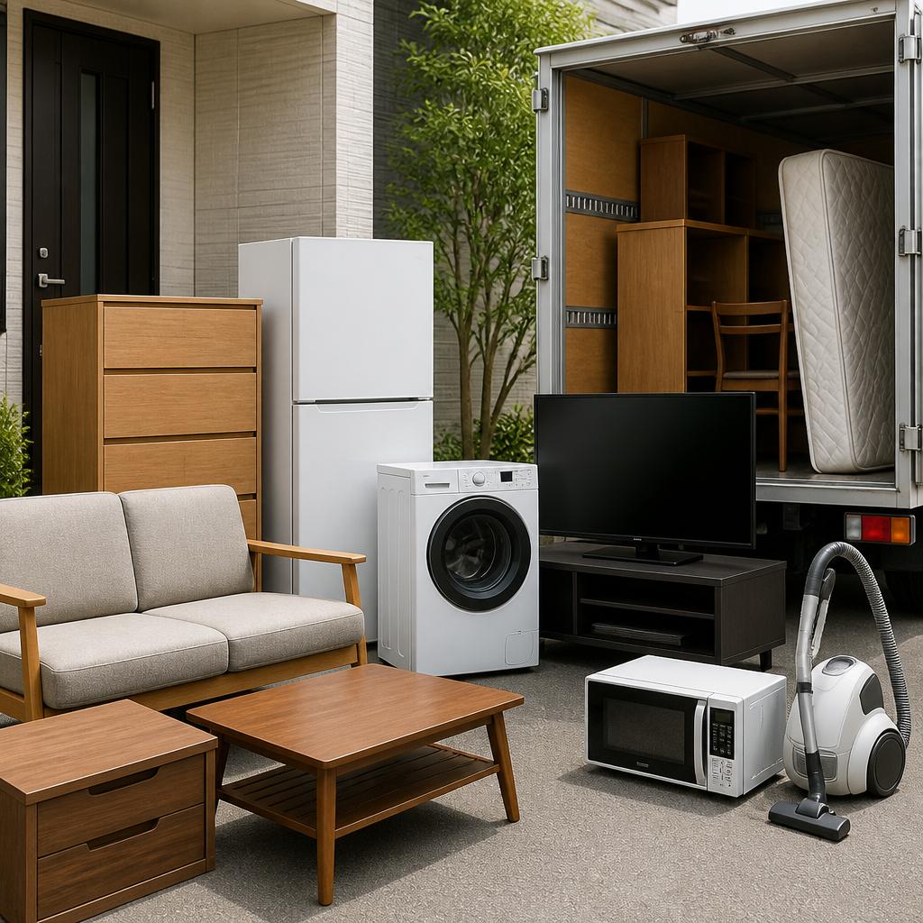 不要な家具・家電の買取り