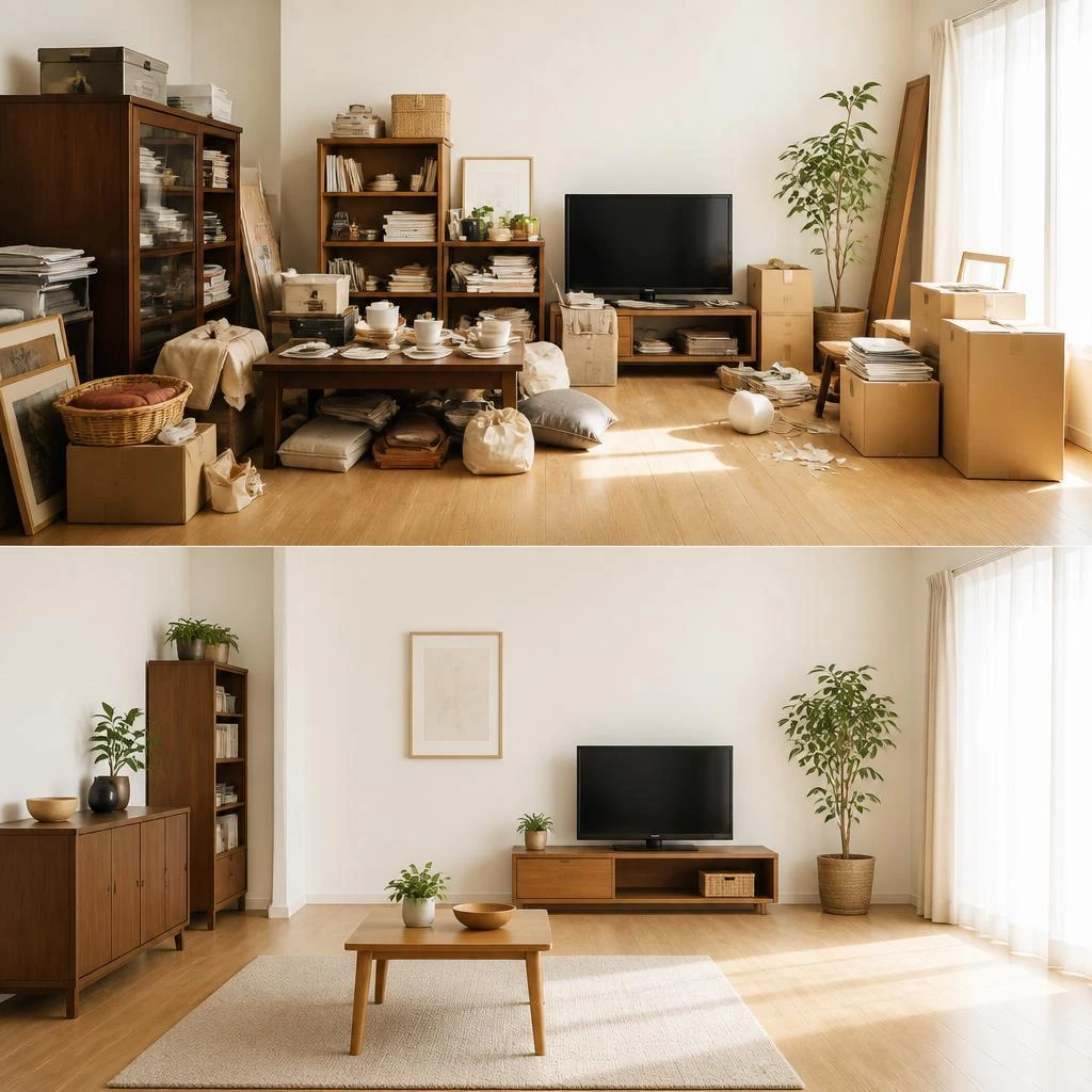 3. 不要品の回収でスペース確保