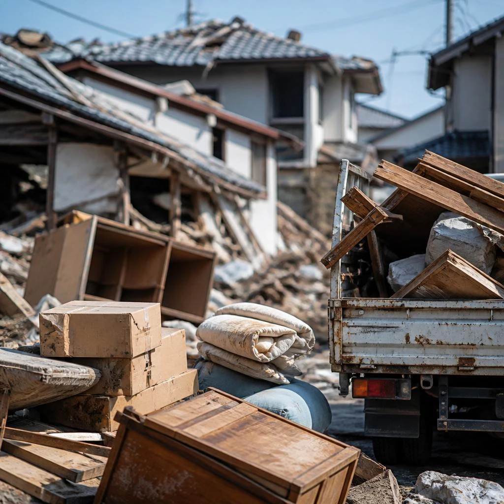 地震後の片付け、私たちが力になります！