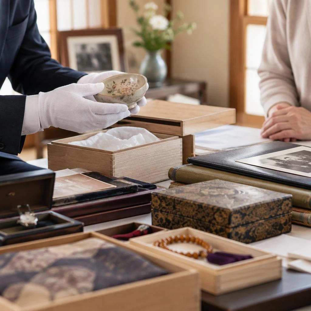 遺品整理も、思い出に寄り添って一品ずつ査定