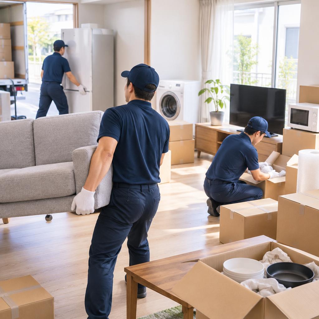 引越しまで時間がない方へ。必要な家具・家電だけをスピード買取、荷造り・荷解きもまとめてお手伝い。