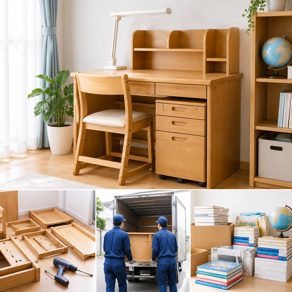 学習机の「手放し方」に迷ったら。解体・処分から教材の買取まで、まとめてお任せください。
