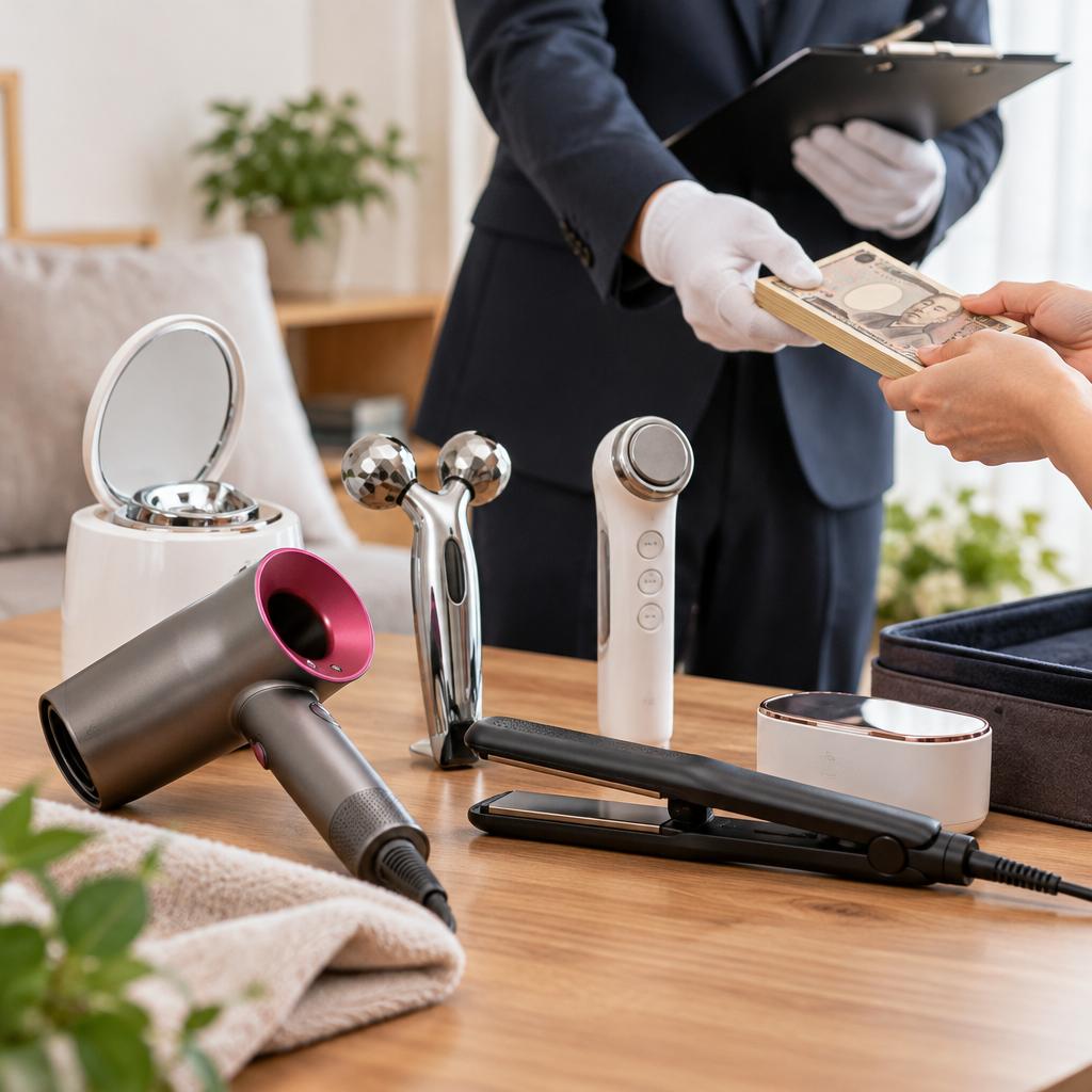 フリマでは売りづらい美容家電、眠らせたままにしない。出張査定で即日現金化へ。
