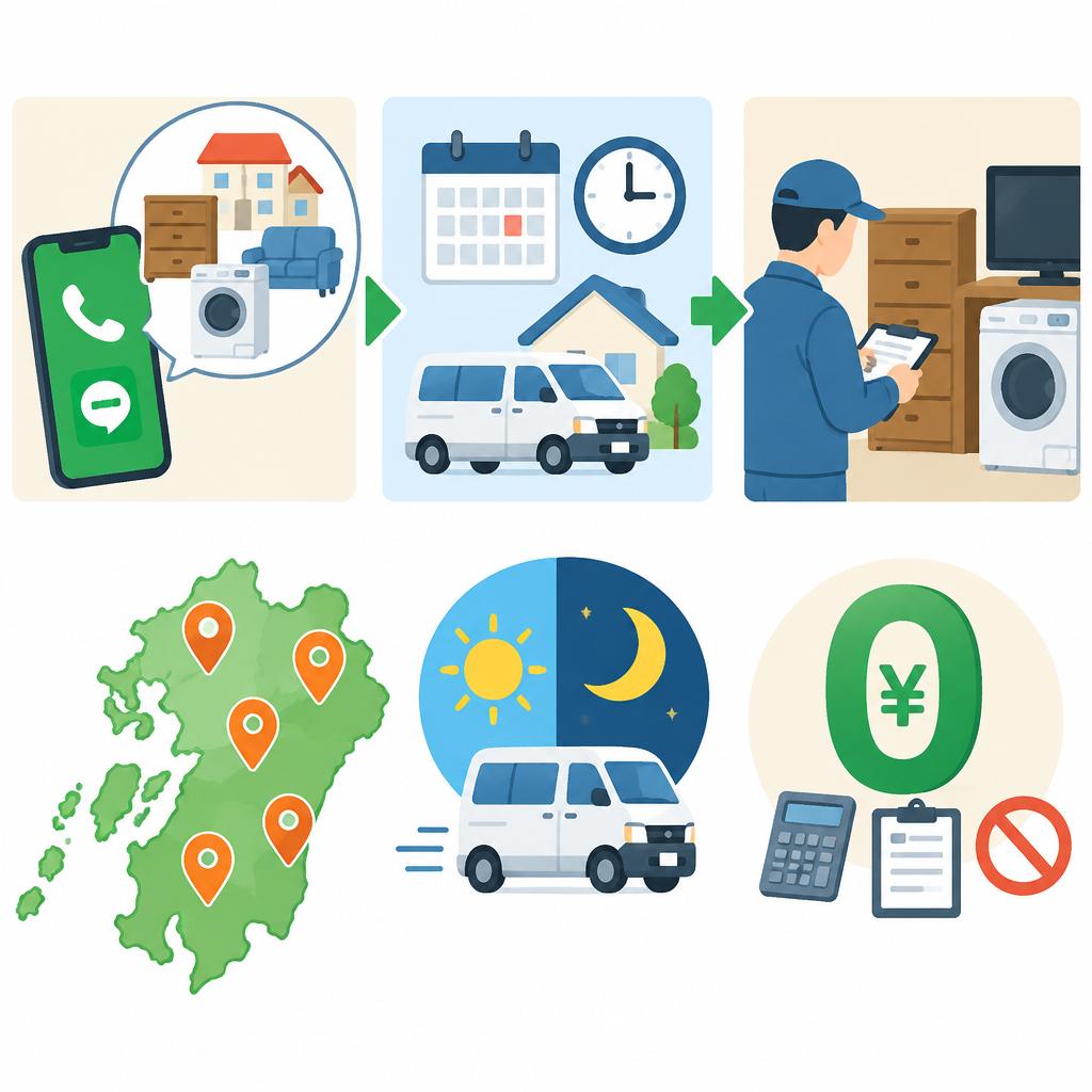 問い合わせから訪問まで、急ぎでも迷わない3ステップ