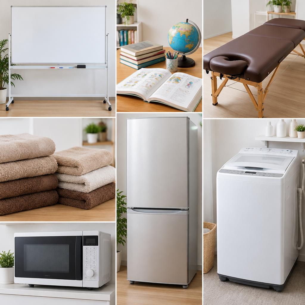ホワイトボードから家電類まで、幅広く査定
