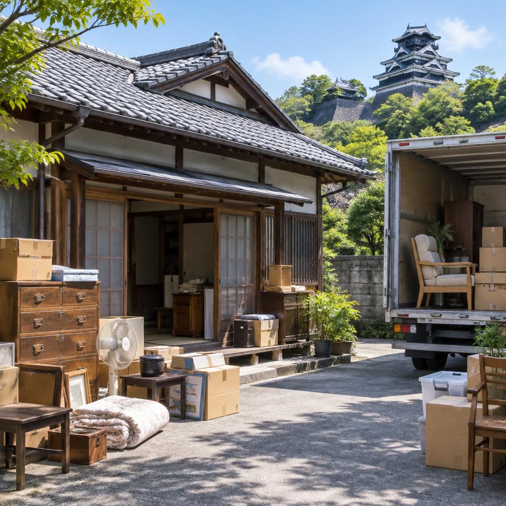 熊本の実家、空き家のままにしない。県外からでも、片付けと買取をまとめてお任せください。