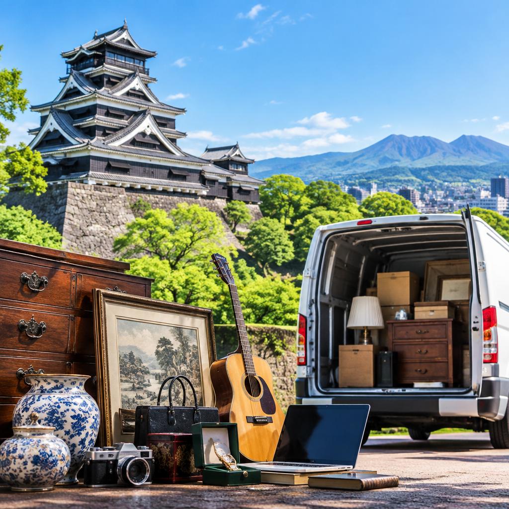 熊本の「近くて、早い」出張買取。最短30分で、眠っている品物を価値に変えます。