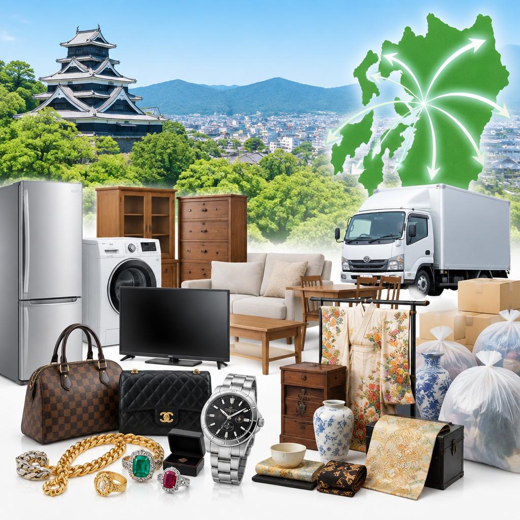 家具・家電からブランド品まで、熊本県内へ出張査定