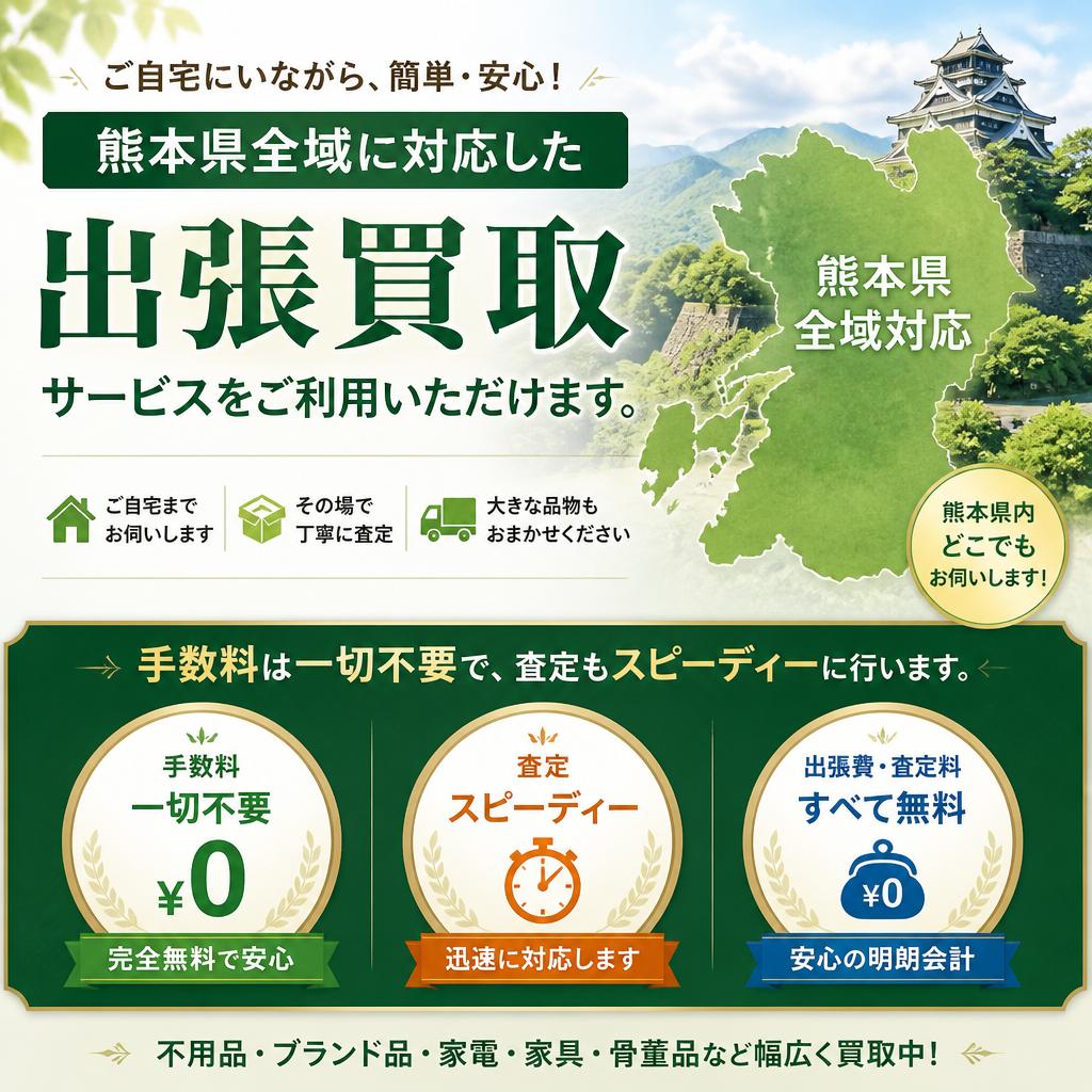 2. 出張買取で手間いらず