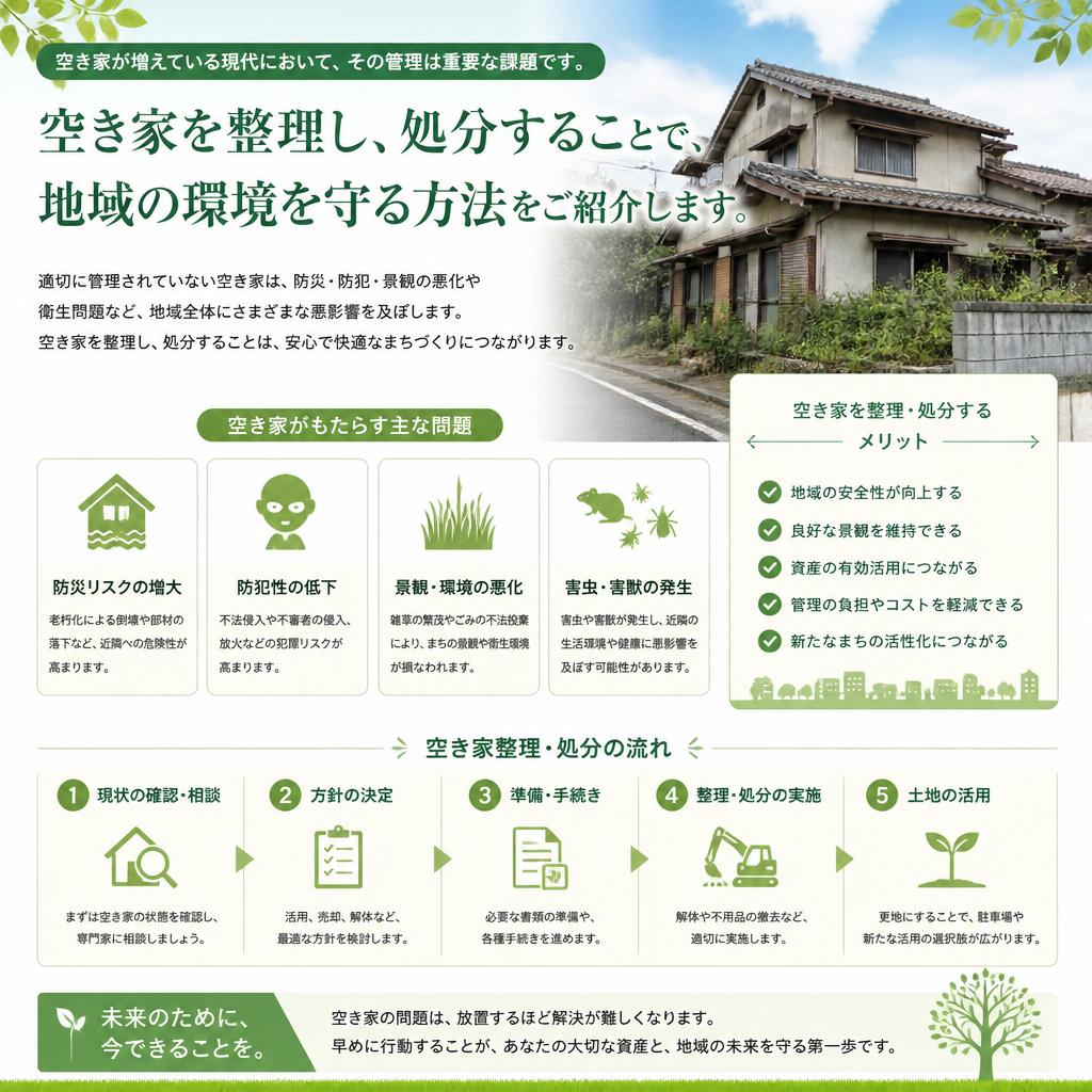空き家問題を解消するために