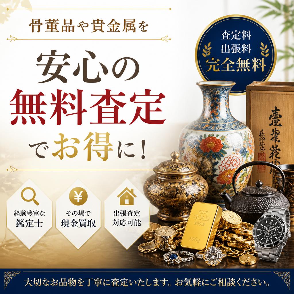 熊本県阿蘇市骨董品や貴金属を安心の無料査定でお得に！