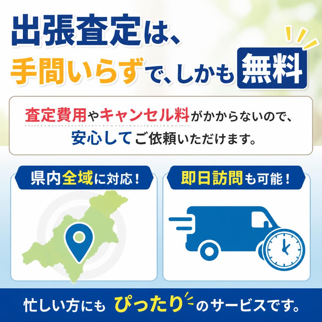 出張査定のメリット