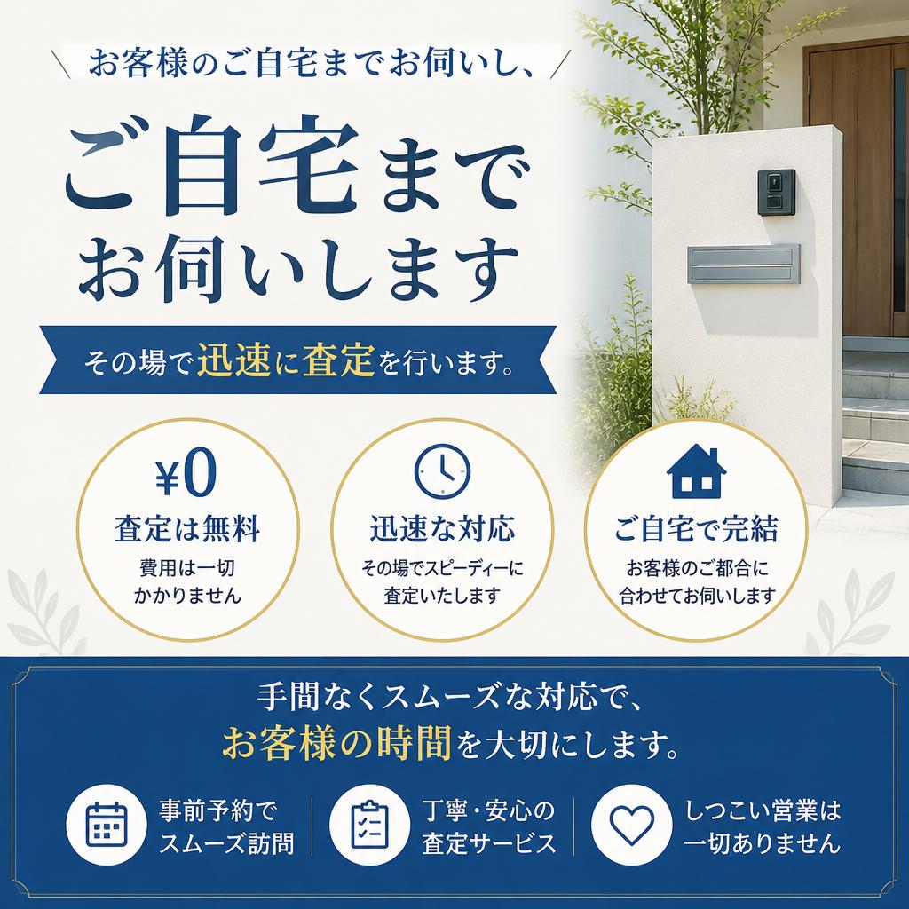 手間なしの出張買取サービス