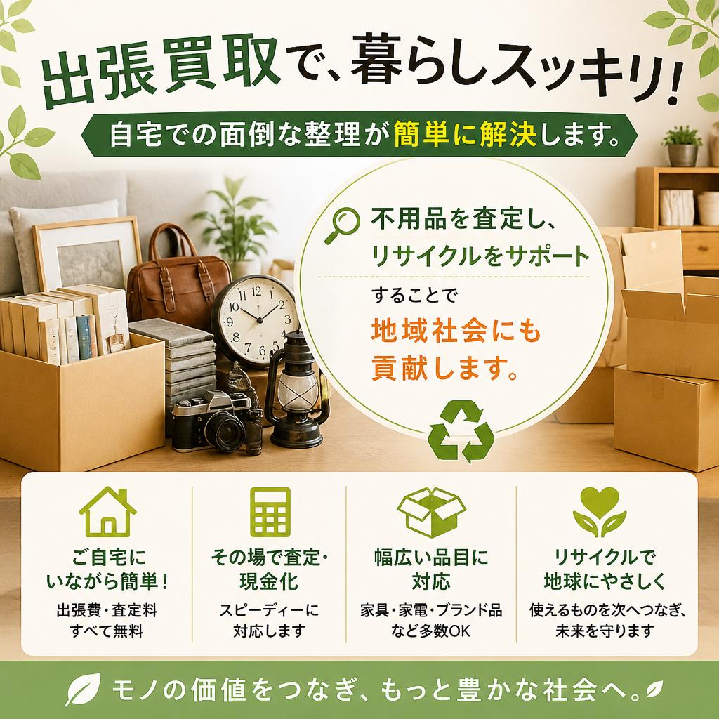 片付けからリサイクルまでお任せ