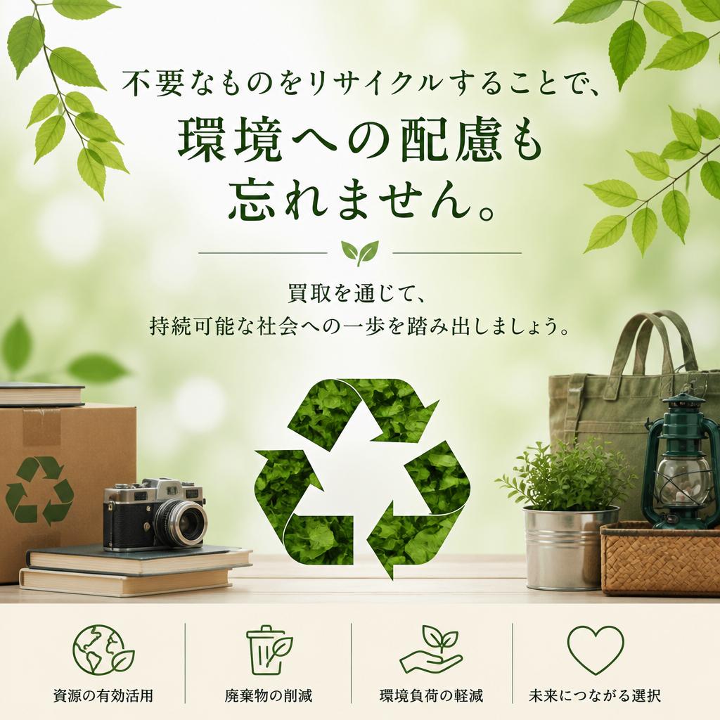 リサイクルで環境に配慮