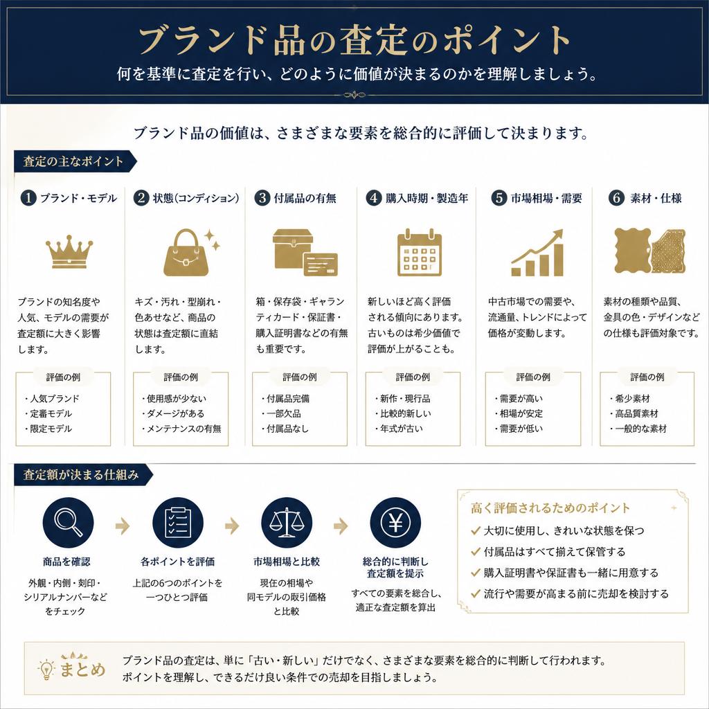 ブランド品の査定方法
