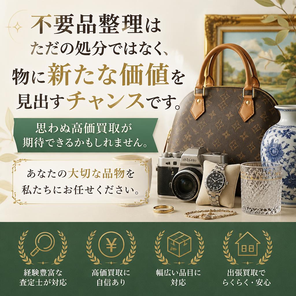 不要品整理で新たな価値発見