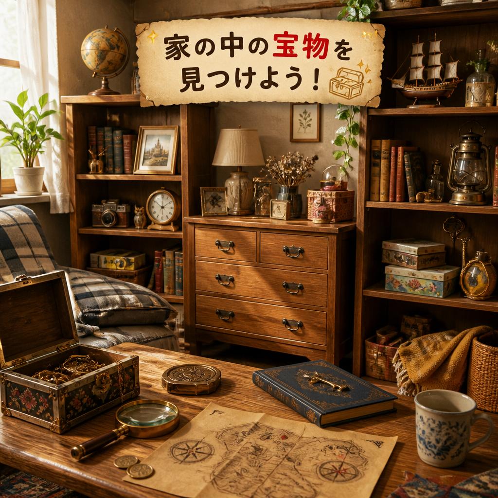 家の中の宝物を見つけよう！