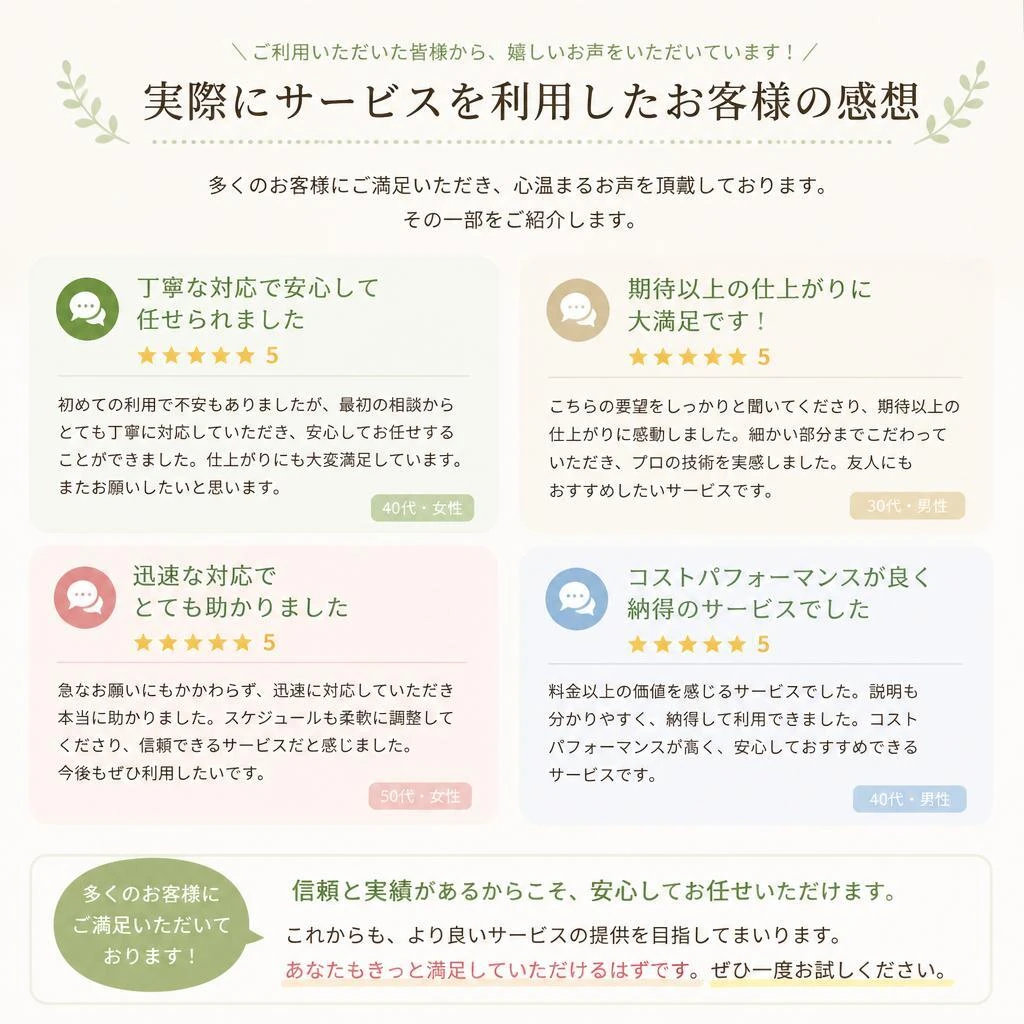 お客様の声