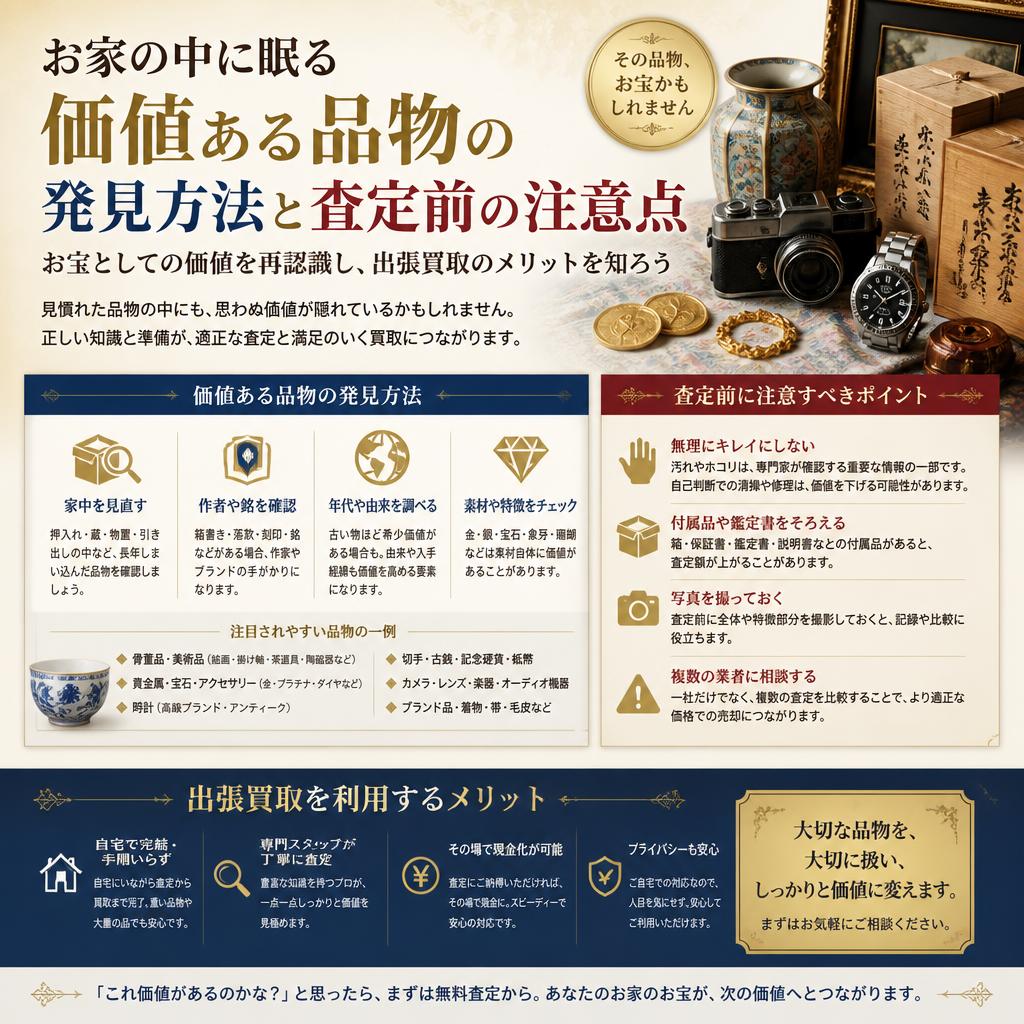 あなたのお宝を発見する方法