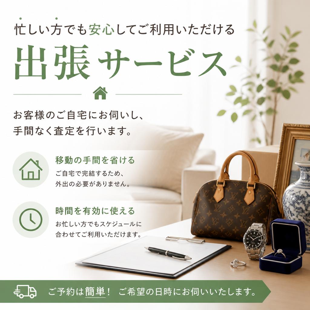 出張サービスの利用メリット