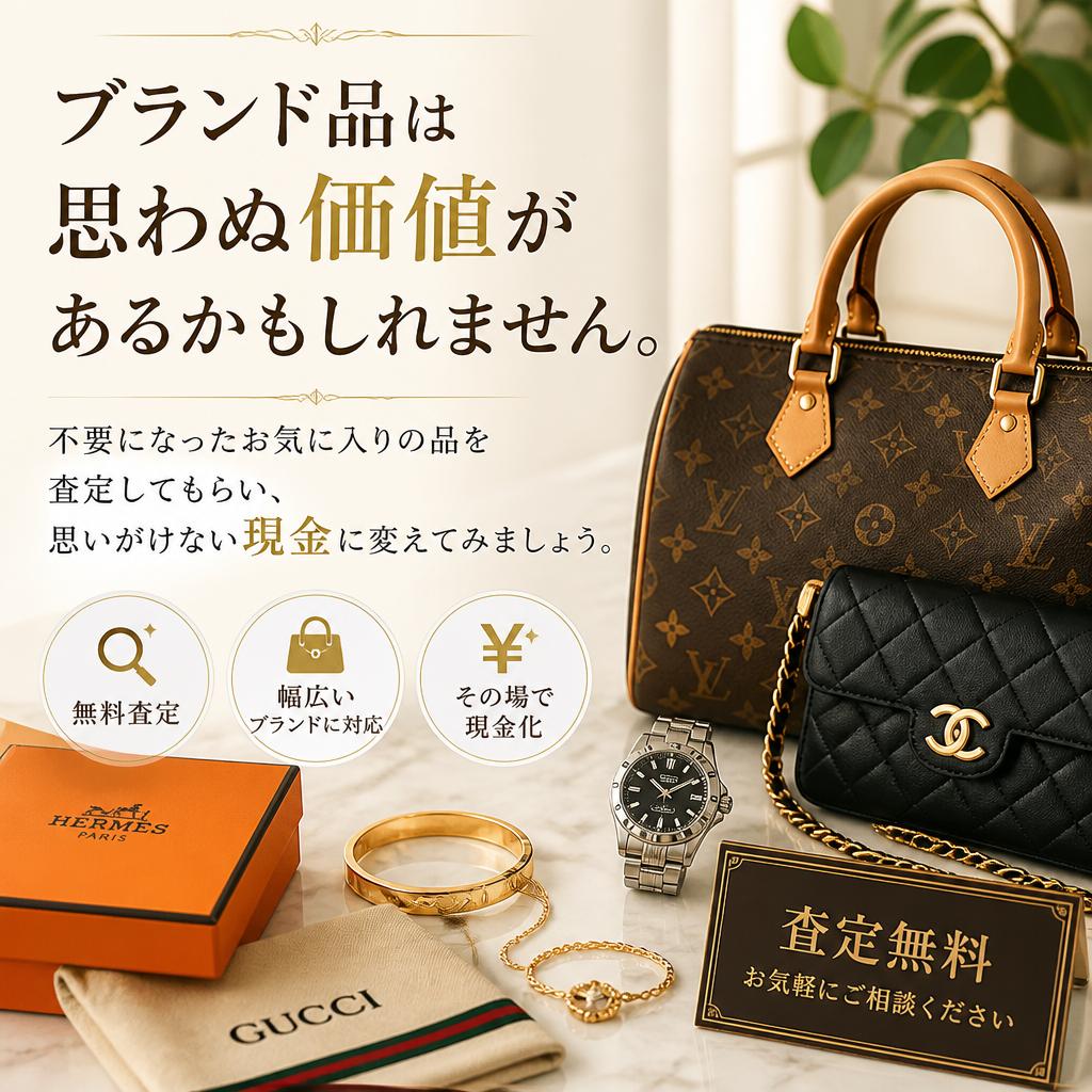 特別なブランド品の査定サービス