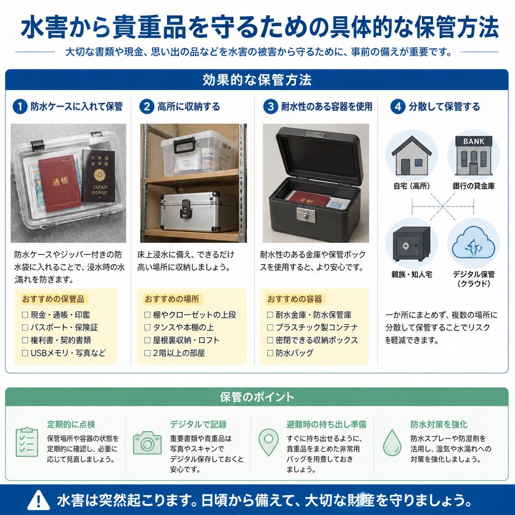 2. 貴重品の保管方法