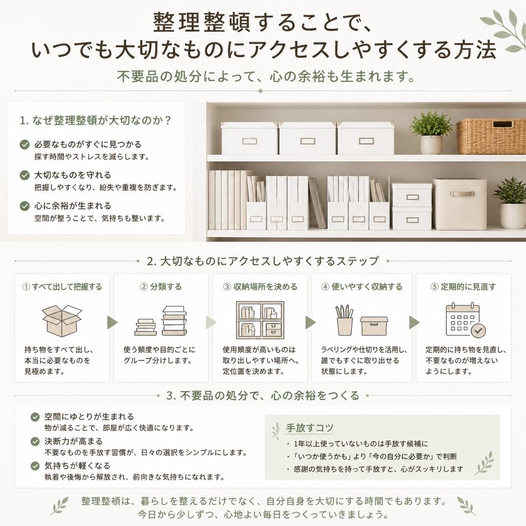 3. 整理整頓の重要性