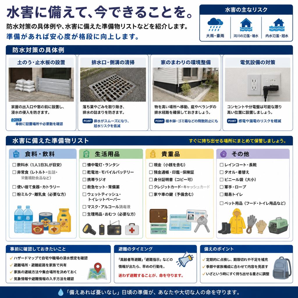 4. 防水対策と必要な備え