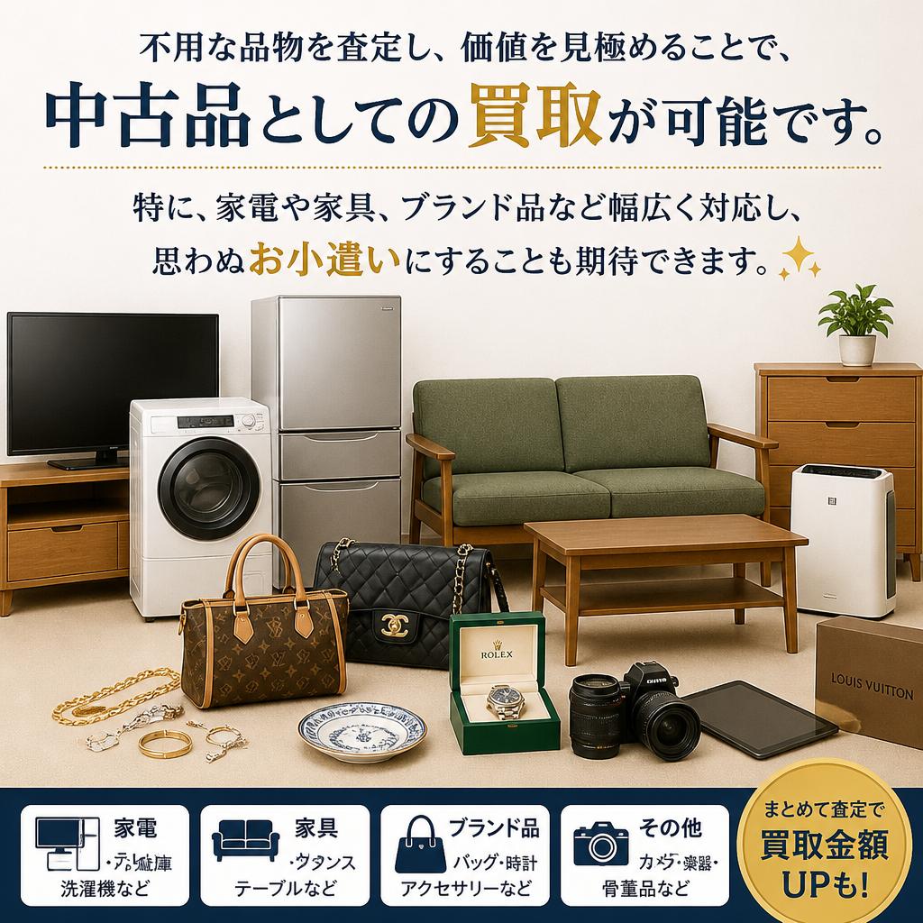 中古品の査定・買取