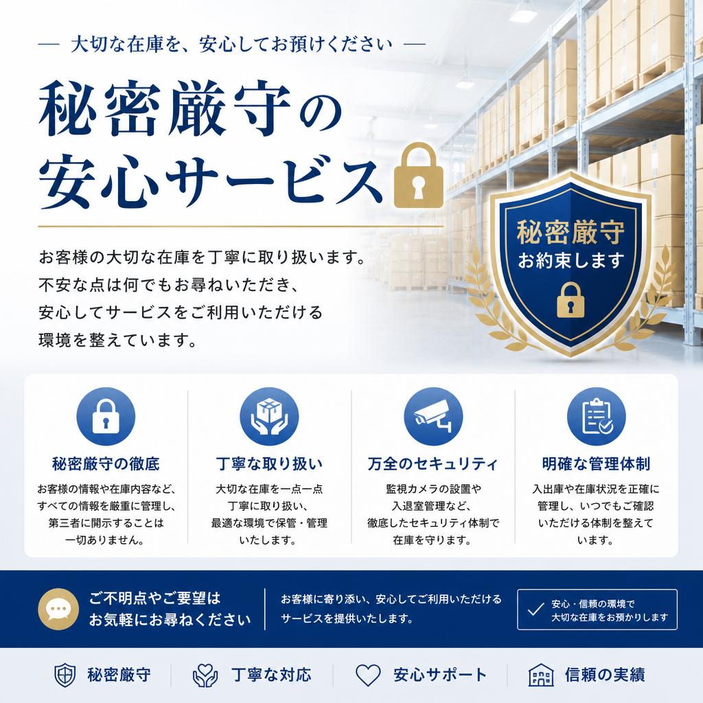安心サービスで整理整頓をサポート