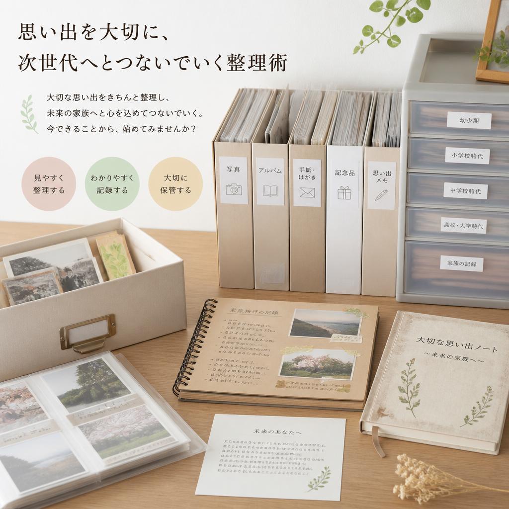思い出を大切に、次世代へとつないでいく整理術