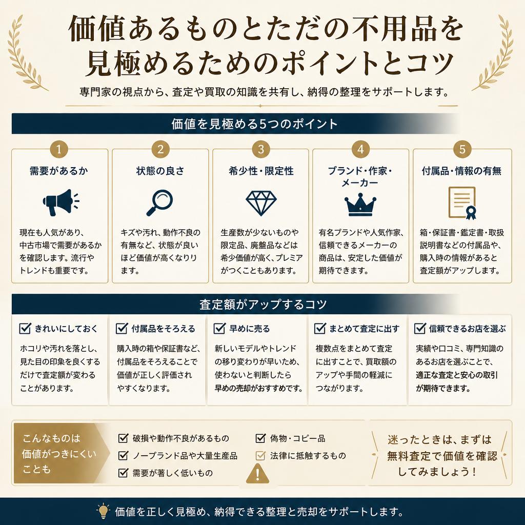 3. 不用品の見極め方