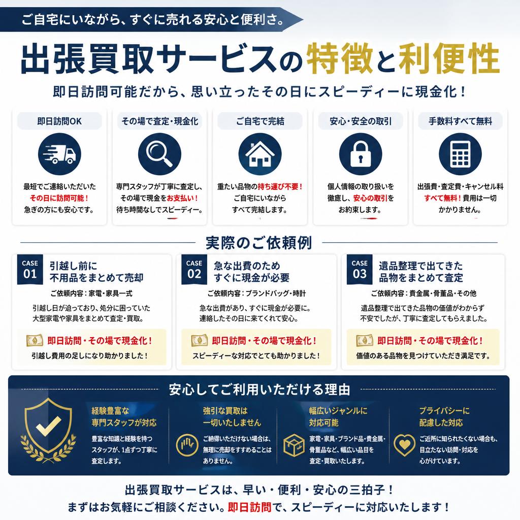 4. 出張買取サービスのご紹介