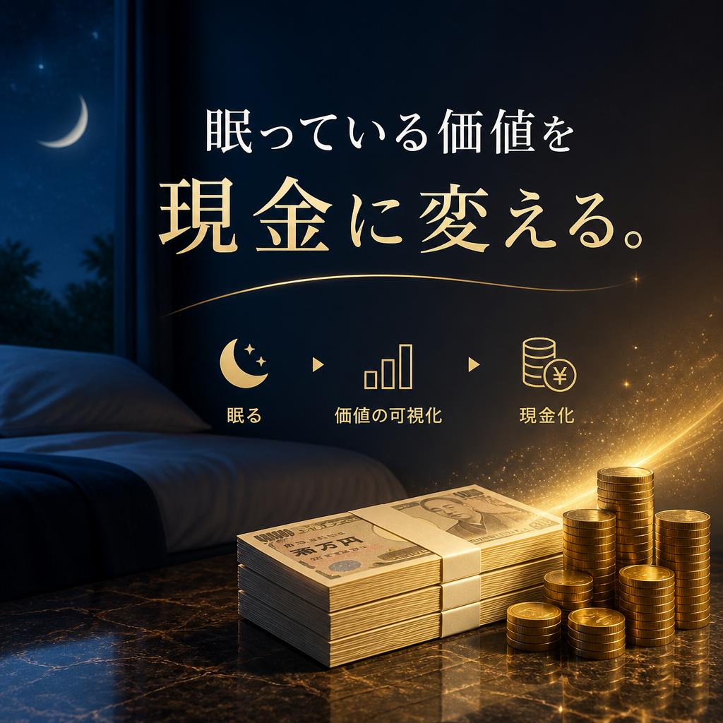 眠っている価値を現金に変える。