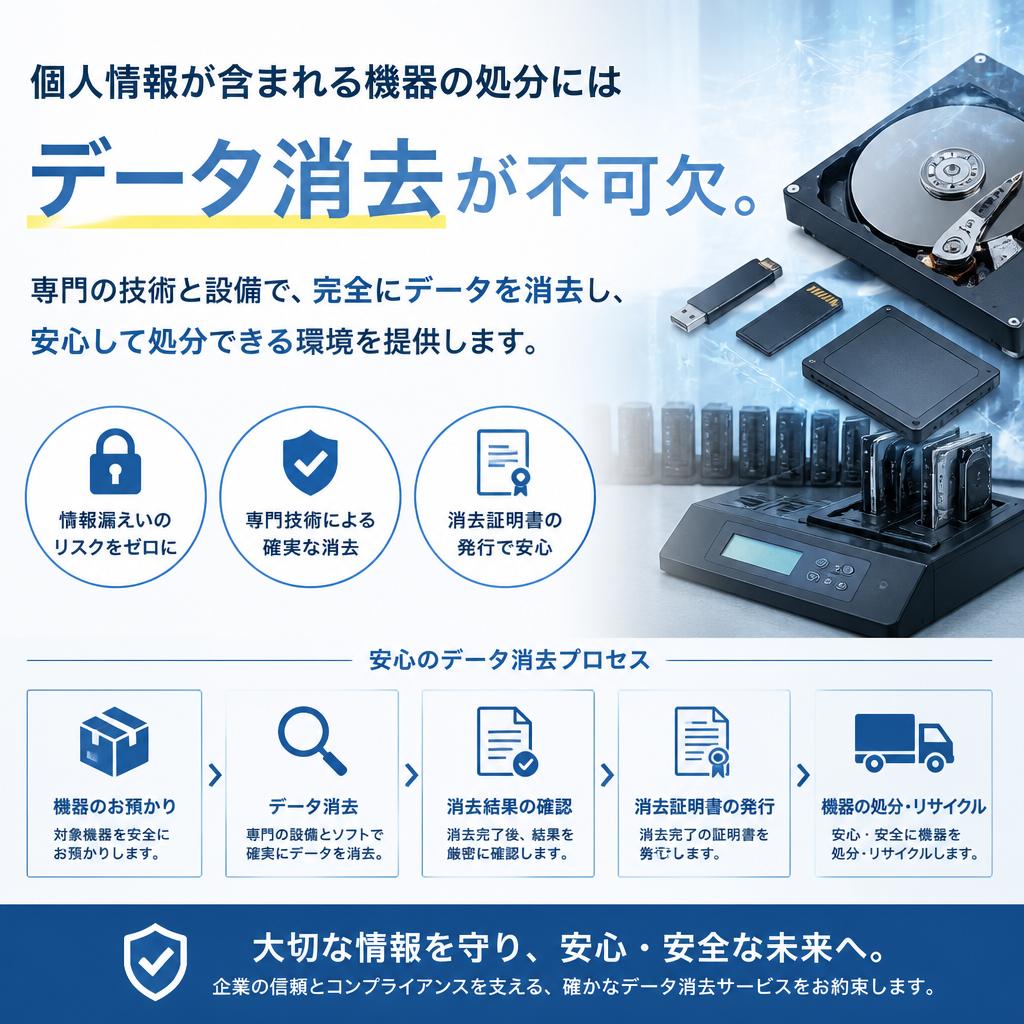 データ消去サービスの重要性