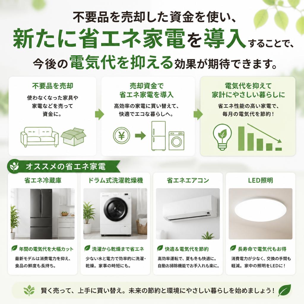 省エネ家電への買い替え