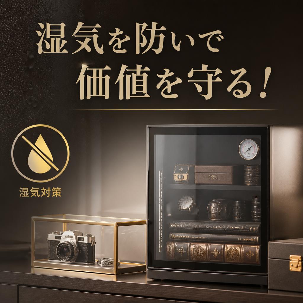 湿気を防いで価値を守る！