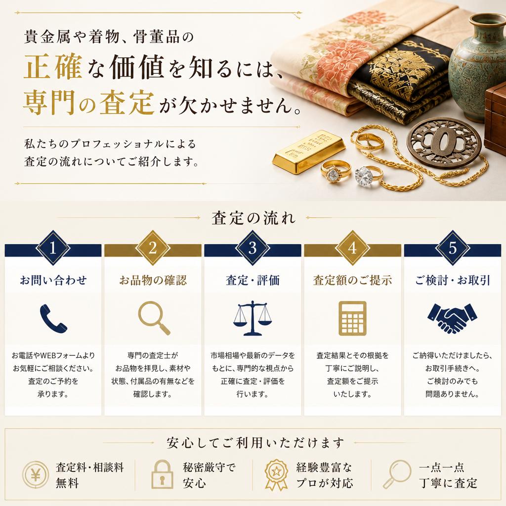 プロによる査定で価値を確認