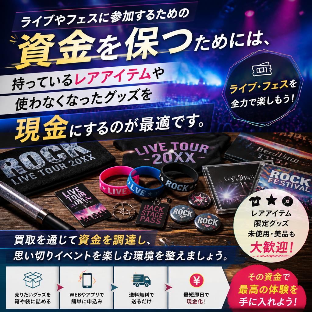 夏フェスやライブの準備に必要な資金づくり
