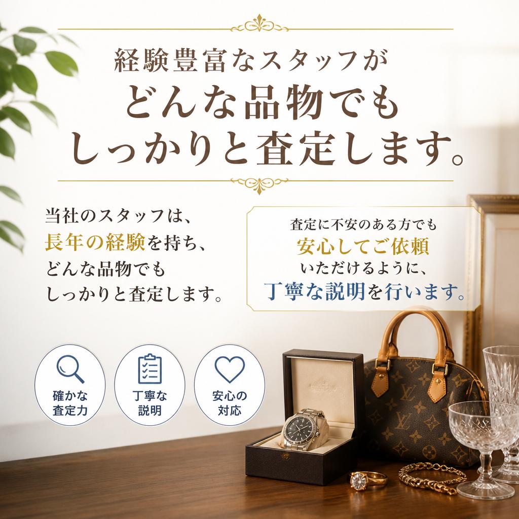 豊富な経験を活かした安心の査定