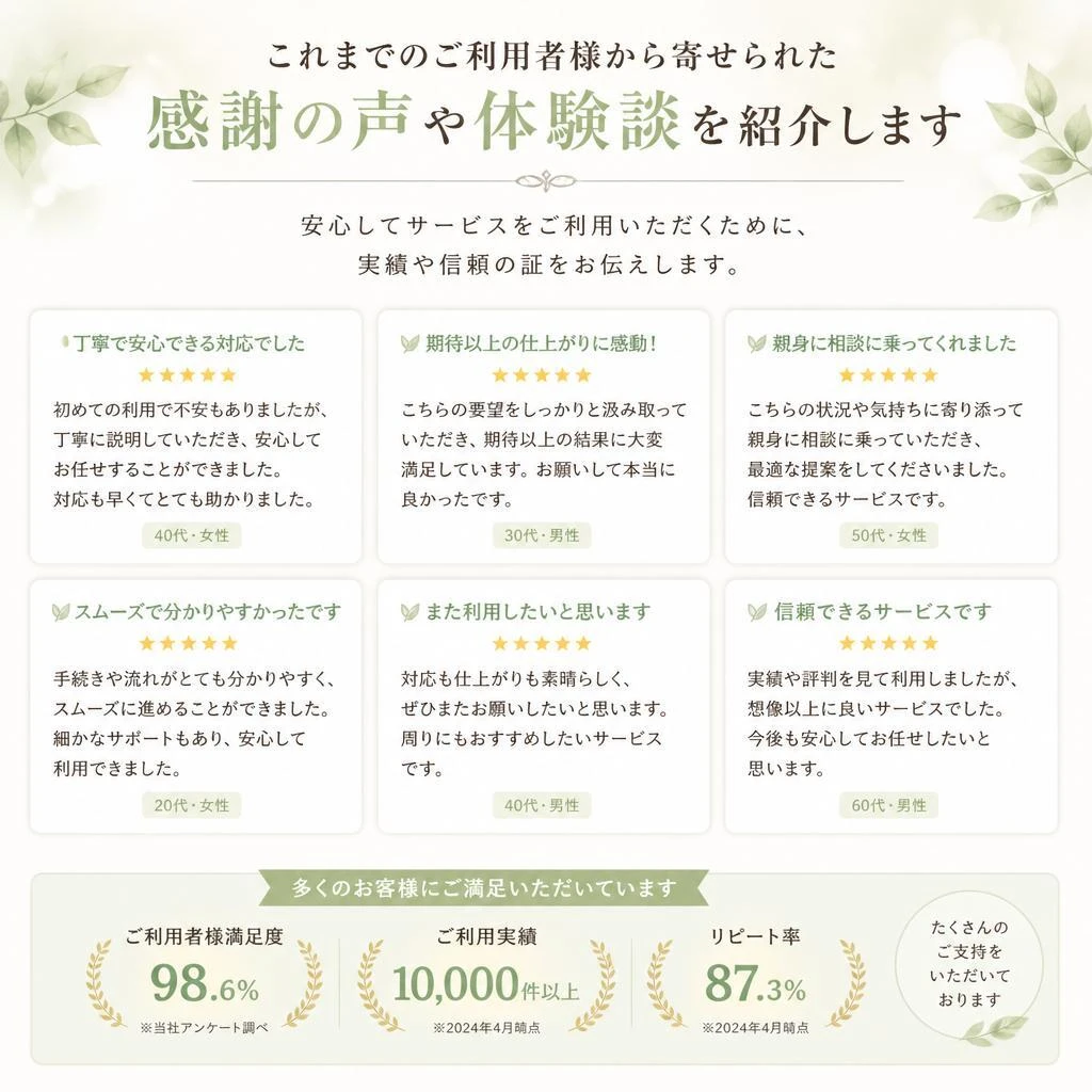 お客様の声